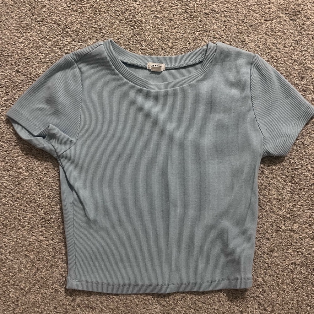 Garage Light Blue Short Sleeve Tee